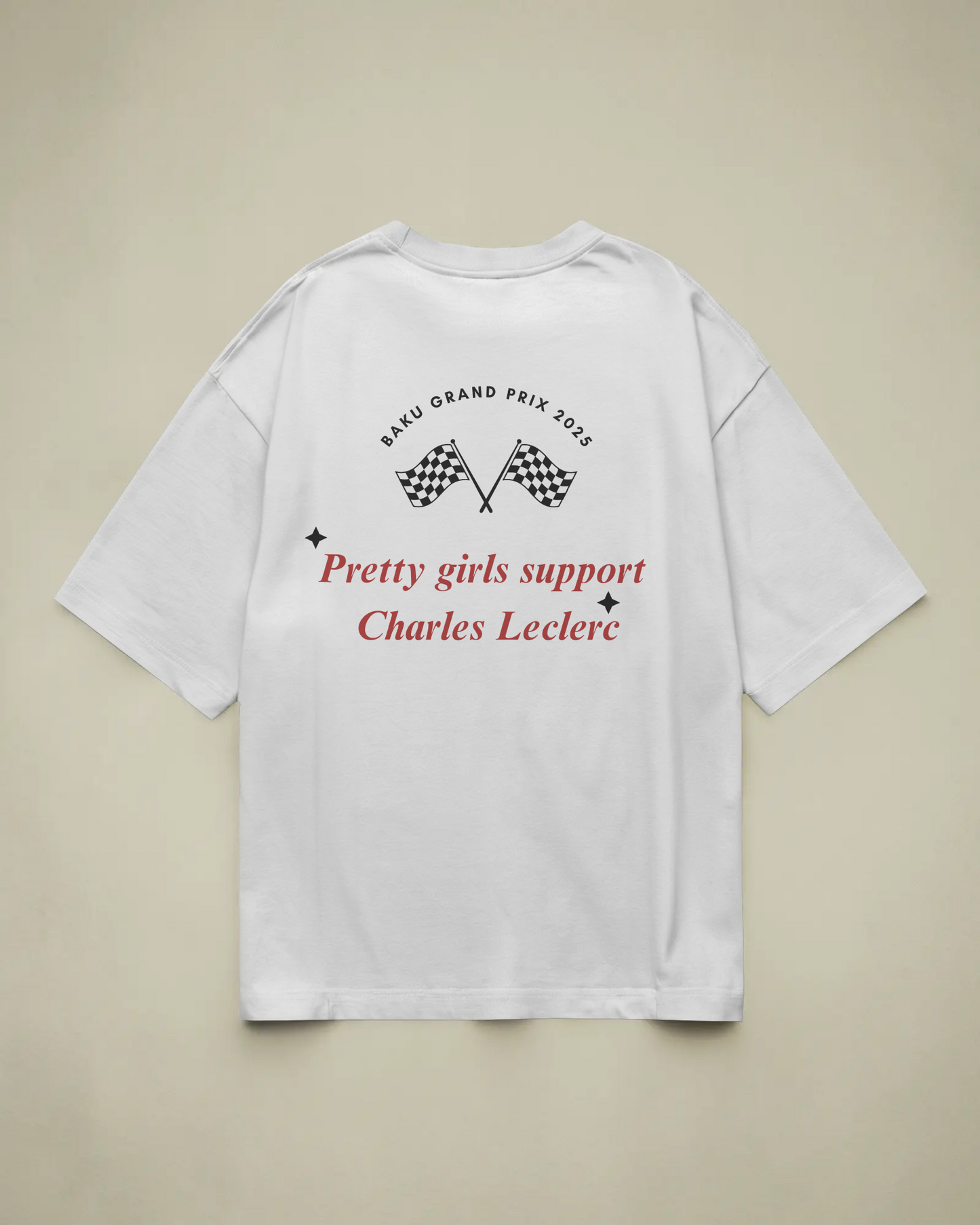 Pretty Girls Support F1 Tee - Baku Grand Prix 2025 Edition