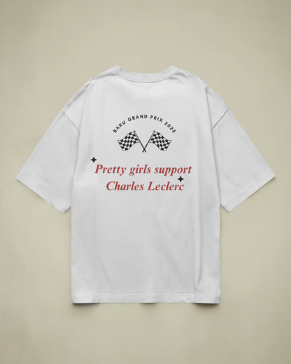 Pretty Girls Support F1 Tee - Baku Grand Prix 2025 Edition