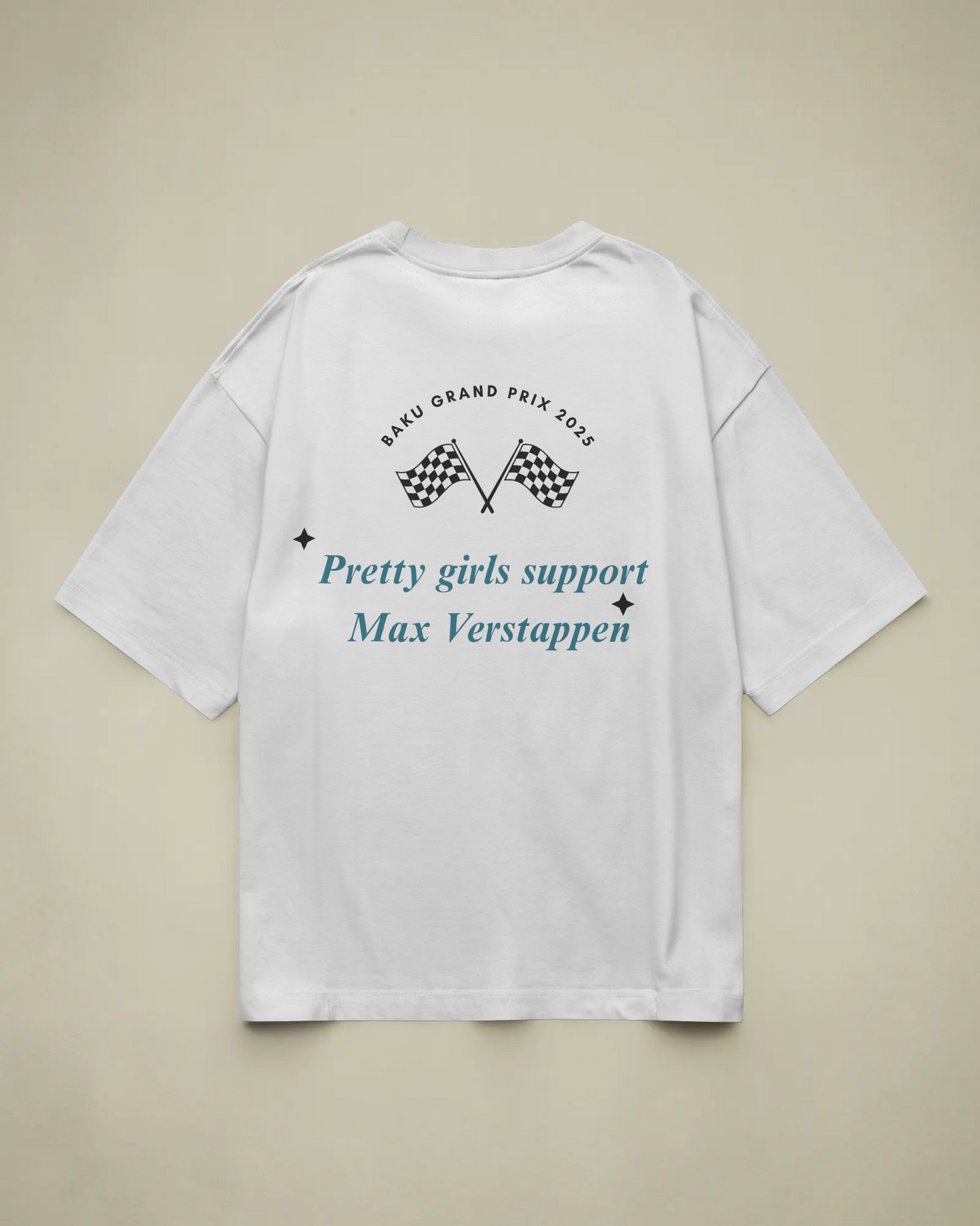 Pretty Girls Support F1 Tee - Baku Grand Prix 2025 Edition