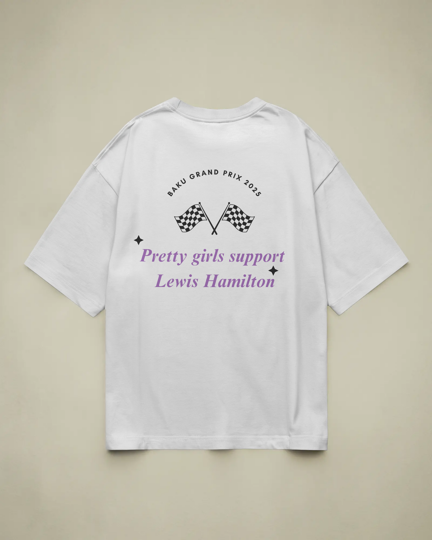 Pretty Girls Support F1 Tee - Baku Grand Prix 2025 Edition