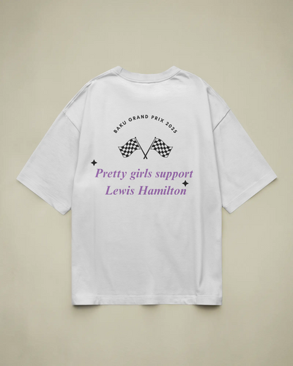 Pretty Girls Support F1 Tee - Baku Grand Prix 2025 Edition