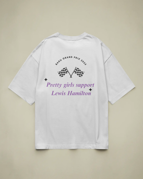 Pretty Girls Support F1 Tee - Baku Grand Prix 2025 Edition