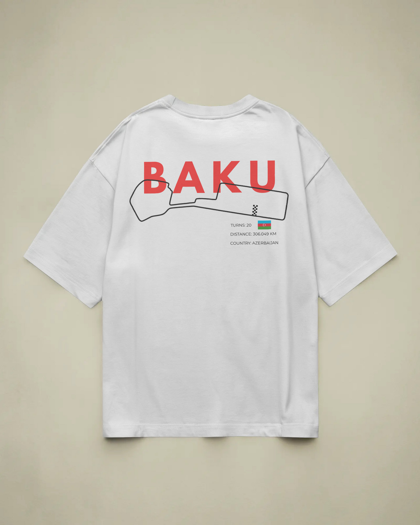 Baku City Circuit Tee - Formula 1 Azerbaijan GP Edition