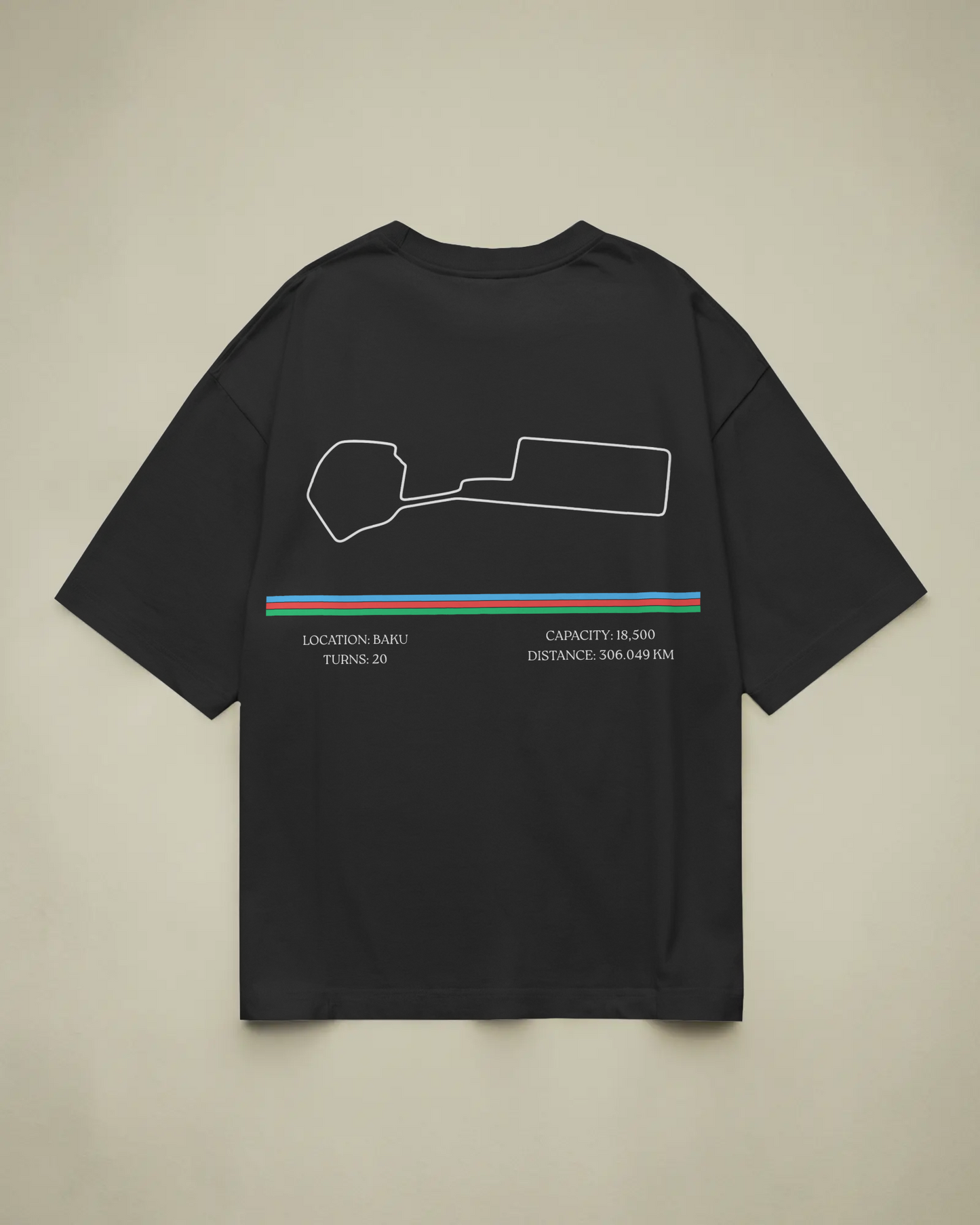 Baku Circuit Essentials Tee - Formula 1 Azerbaijan GP