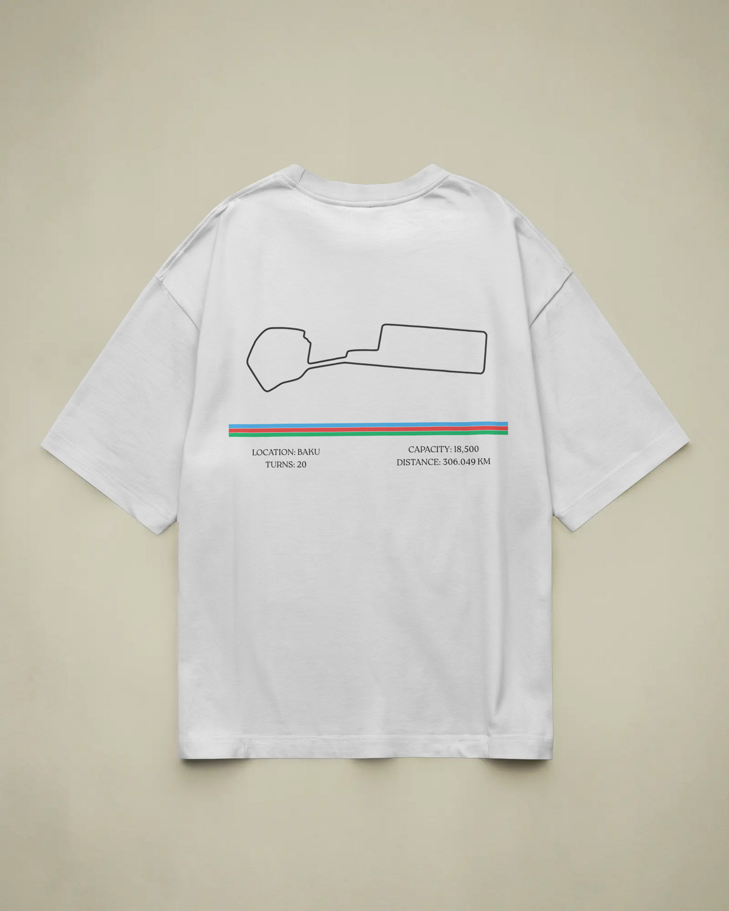 Baku Circuit Essentials Tee - Formula 1 Azerbaijan GP