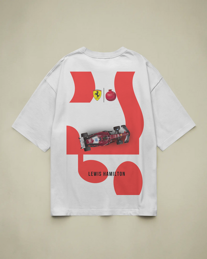 Ferrari Pomegranate Edition Tee - Hamilton & Leclerc